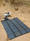 樹液流計測系駆動のための　　太陽光発電システムの試運転